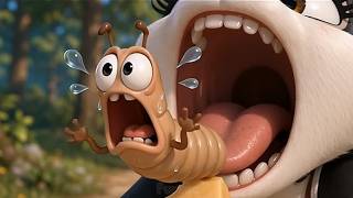 The skunk ate a piece of maggot-infested cheese after bumping into a furry [vore animation]