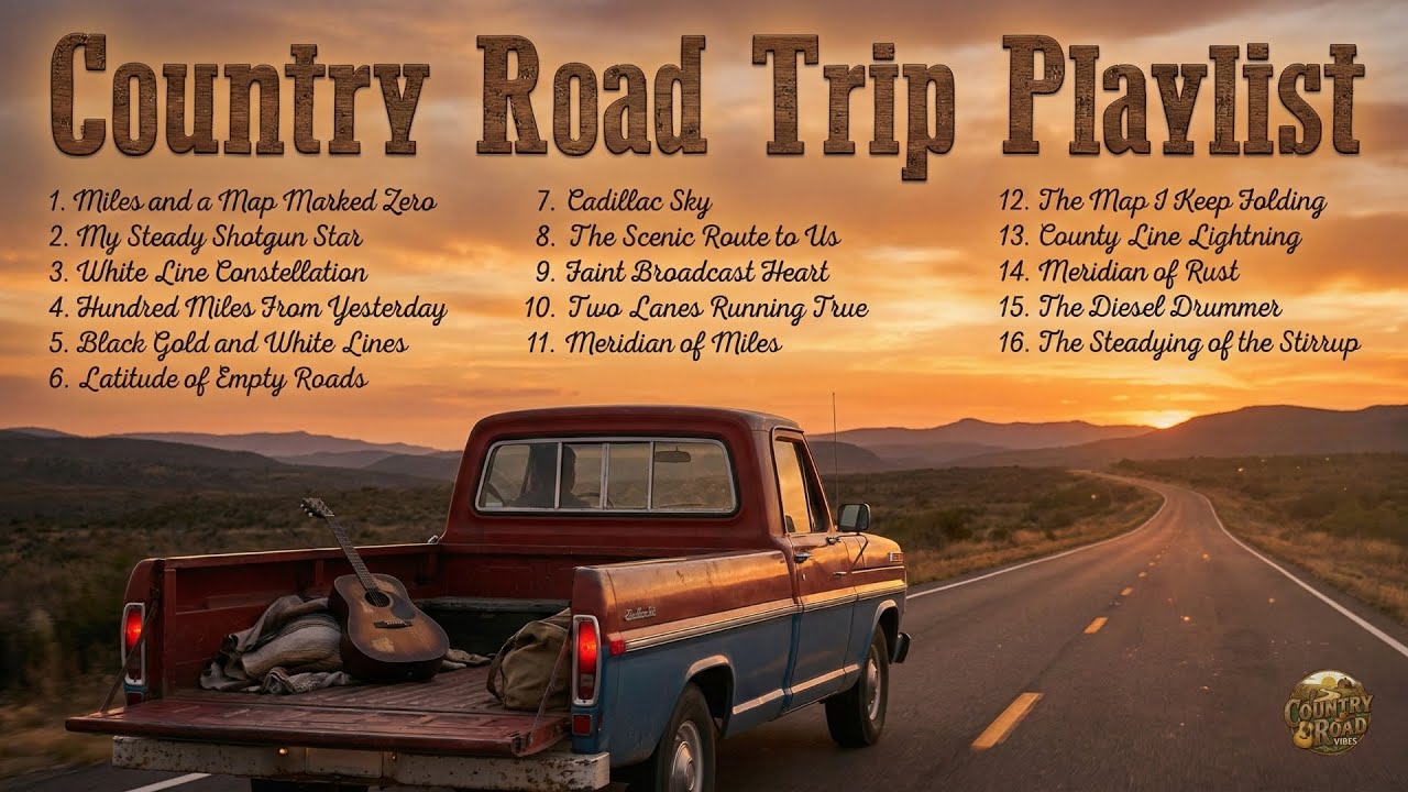 Top Country Songs 2026 🚗 Best Country Road Trip Music (1 Hour No Ads Mix)