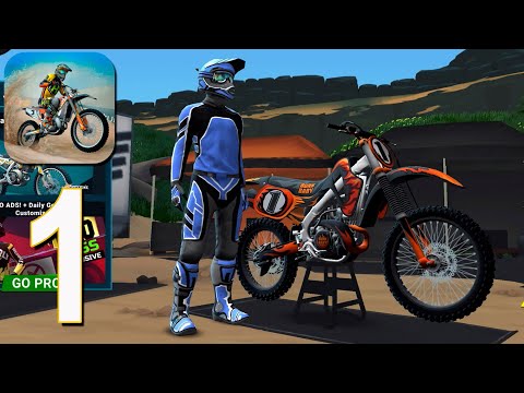 Mad Skills Motocross 3 - Walkthrough Gameplay part 1(iOS, Android)