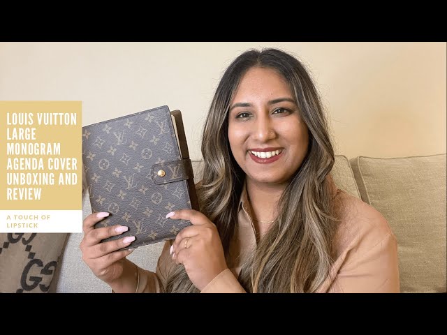 Louis Vuitton Large Ring Agenda GM Cover Review and Unboxing (Vlog 27  bonus)