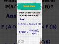 Probability formulas #stem #maths #education #quiz