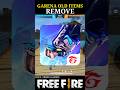 GARENA OLD ITEMS REMOVE 🤯 #shorts #freefire #garenafreefire #freefireshorts #freefiremax