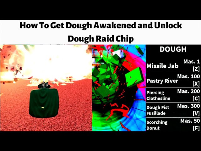 How to Awaken Dough V2 & Dough Chip: Blox Fruits