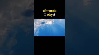 Music + Sky is all I want. #skylovers #skyporn #music #musiclover #skyshots #whitesky