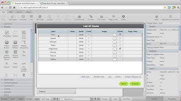 Creating List Widget Items
