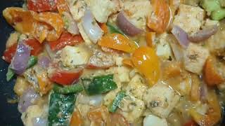 Paneer Tikka masala.. / പനീര്‍ ടിക്ക മസാല....@ home .. Stefy's easy cooking tips..