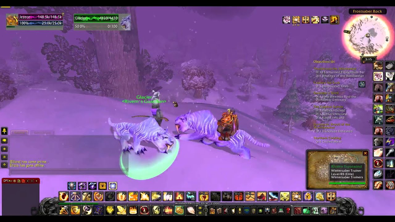 Farming Time-Winterspring Frostsaber - YouTube