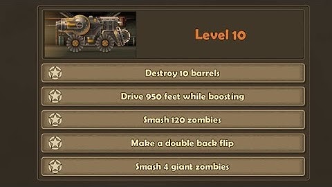 LEVEL 10 (MISSIONS) - EARN TO DIE 2