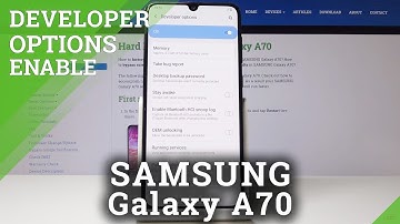 How to Use Developer Options in SAMSUNG Galaxy A70 - Enable Developer Features