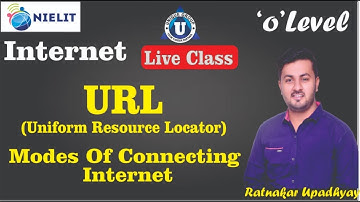 O Level || Introduction of Internet and WWW || M1-R5 || Chapter 05 || Part-1| Ratnakar Upadhyay