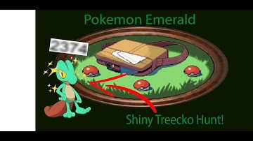 Pokemon Emerald Shiny Treecko Hunting! [Shiny Only Playthrough FULL ODDS!]