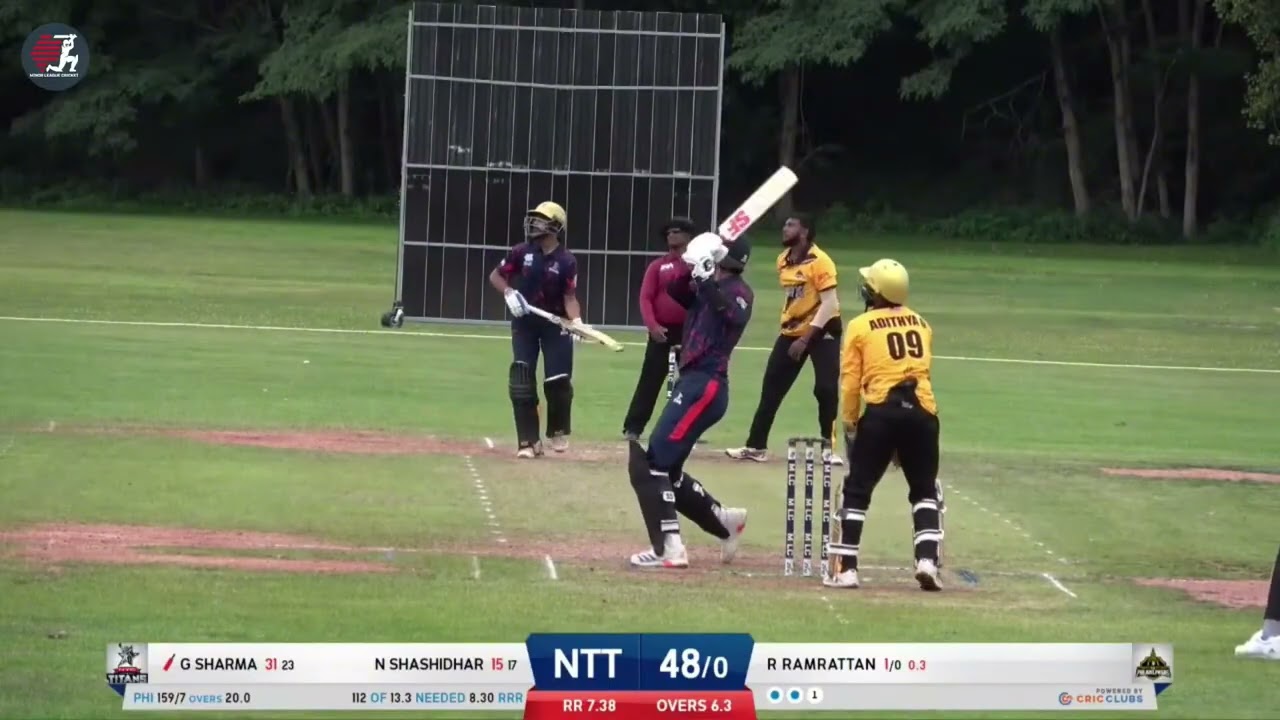 MiLC T20 Highlights: NYC Titans vs The Philadelphians