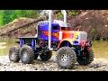 RC ADVENTURES - OPTiMUS OVERKiLL - ROCK WATER RECON - 6x6x6 Semi Truck