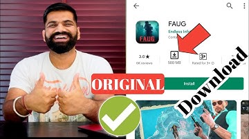FAUG is Available on PlayStore & App Store? FauG game kaise download Karen Play Store se | #faug