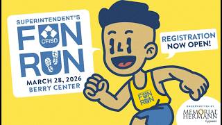 Get Ready for the 2026 CFISD Superintendent's Fun Run