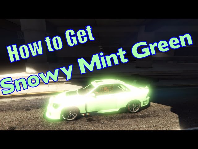 GTA 5 Makeover Monday Snowy Mint and Fade class=