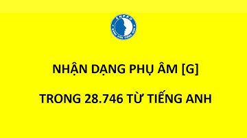 Nhận dạng phụ âm [G] trong 28.476 từ
