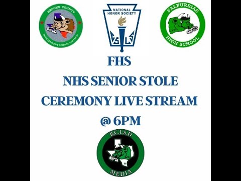 Falfurrias High School NHS Senior Stole Ceremony