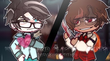 Human Vincent and Human alastor meets eachother || Hazbin hotel gacha club || RADIO(SILENCE)
