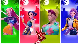 KPop Demon Hunters _ The saja Boys first meeting - Coffin Dance Song TILES HOP