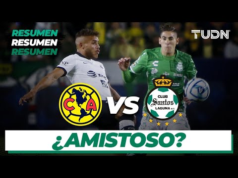 Resumen | América vs Santos | Tour Águila 2023 | TUDN