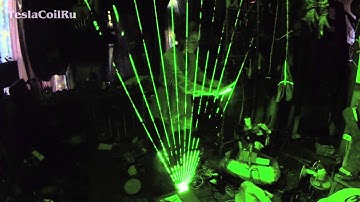 Homemade Laser Harp with professional MIDI synth