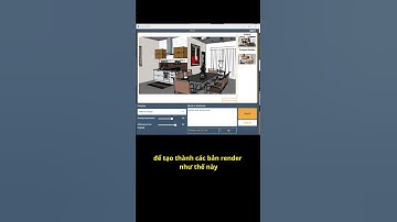 Render bằng trí tuệ nhân tạo AI trên SketchUp