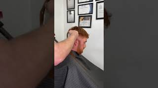 Video thumbnail of "Redhead getting skin fade"