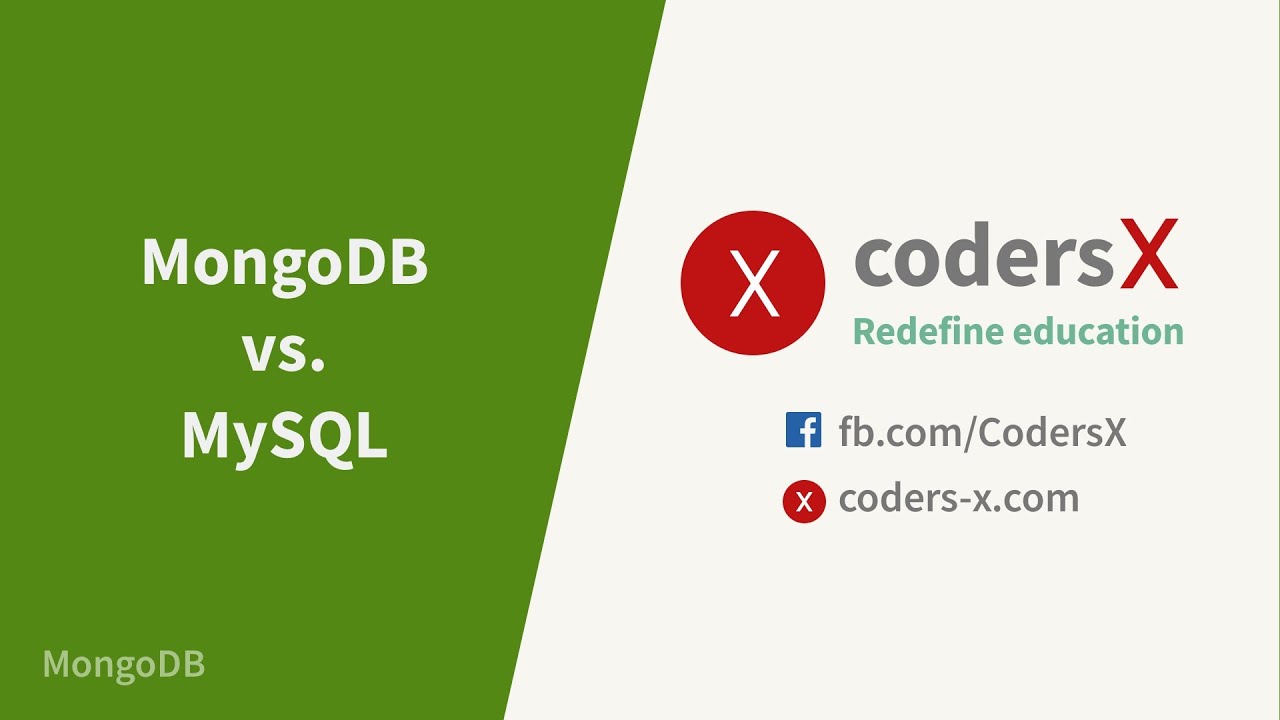 mongodb คือ  New  [MongoDB] -1. MongoDB vs. MySQL
