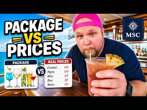 I Tracked Every Drink on My MSC Cruise - Here's What I Found