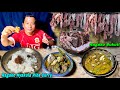 Buffalo hyakula ribs curry  buffalo cutting skill in nepal  ragako sukuti  buffalo ribs recipes 
