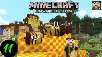 Ep. 11 Building Honeycomb Farm | Minecraft Survival 1.17 Lets Play