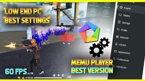 Memu App Player 💯✔| Best Settings For Low End Pc | 4GB Ram | Sinhala| SanuWa S | Free Fire