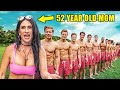 100 frat guys hit on mom...