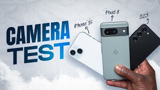 Google Pixel 8 vs iPhone 15 vs Samsung Galaxy S23 DEFINITIVE Camera Test