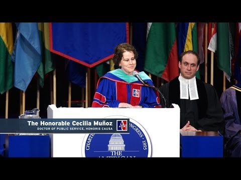 The Honorable Cecilia Muñoz - CAS Commencement Speaker 2014 ...