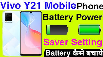 How To Battery Power Saver Mode On Vivo Y21 || Vivo Y21 Battery Power Saving Setting