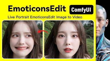 EmoticonsEdit Copy expression video  | ComfyUI Live Portrait  ｜Workshop