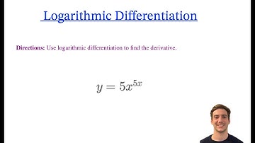 Math Calculus: Logarithmic Differentiation part 2 (Calculus Tricks)