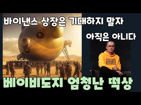   베이비도지 엄청난 떡상 바이낸스 상장은 기대하지 말자