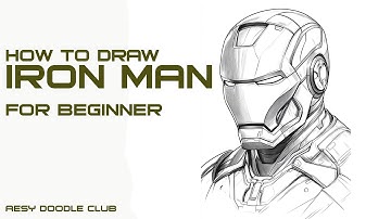 How to Draw Iron Man - Tony Stark #drawing #ironman #marvel
