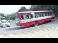 KSRTC Bus And Tourist Bus Different Style Turning On Hairpin bend At MM Hills