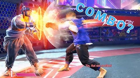 Luke can combo from his fireball?