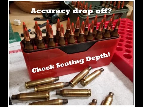 Accuracy dipping on you favorite load?  Check your seating depth.
