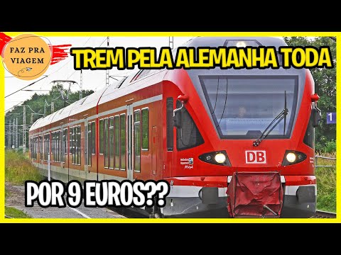 [PASSO A PASSO] Ticket de 9 euros! Ande de trem o mês todo na Alemanha! Infos e como comprar!