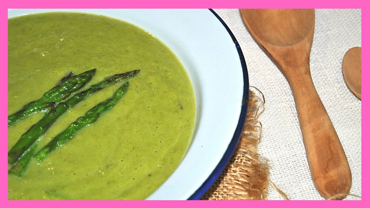 Crema de Espárragos Verdes ⭐ Receta FÁCIL para la cena