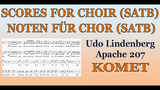 UDO LINDENBERG / Apache 207 - Komet - für CHOR (SATB)!