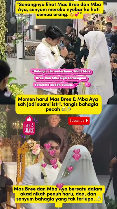 VIRAL! Mas Bree & Mba Aya Terbaru Bikin Heboh Netizen😍😱 #MasBree #MbaAya #CoupleGoals #artis #fyp