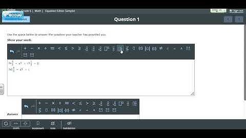 Intro to Equation Editor Computer Based Testing