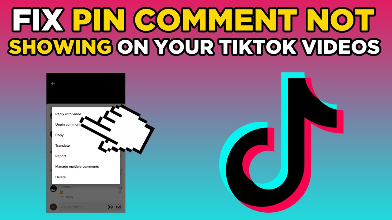 fix-pin-comment-not-showing-on-your-tiktok-videos-2024-youtube